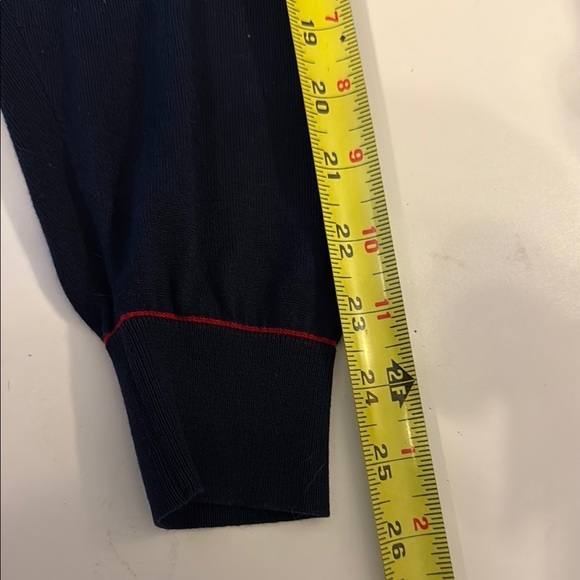 Giorgio Armani Golf Sport Navy and Red Men's Shirt #171 - Picture 11 of 11